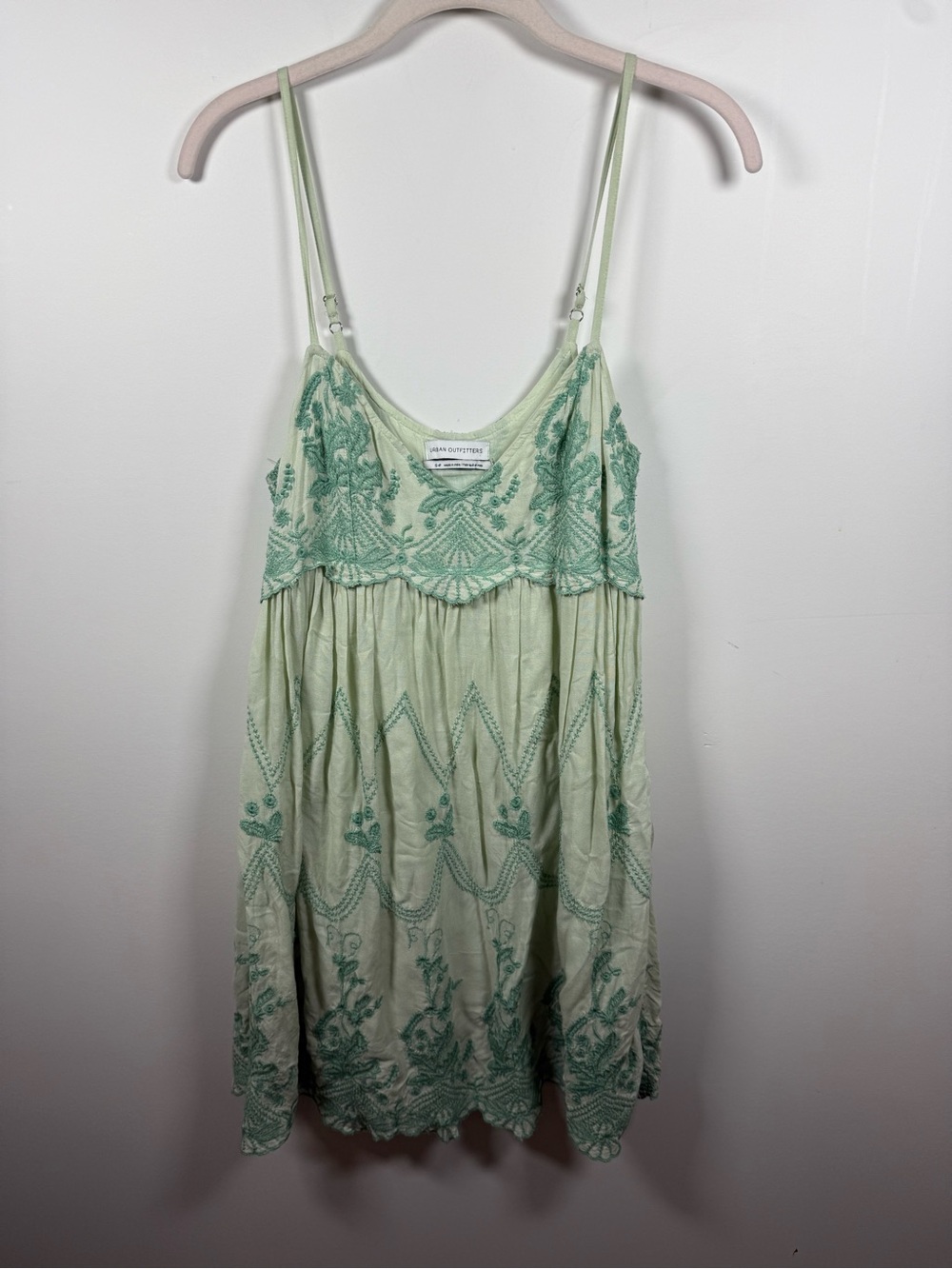URBAN OUTFITTERS | Embroidered Babydoll Dress Size S